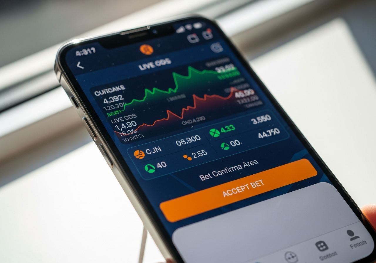 Bet acceptance confirmation workflow on Indian live betting apps